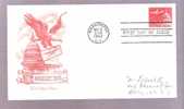 FDC Airmail 1962 Airplane Over Capital - 1961-1970