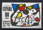 TIMBRE ESPAGNE NOUVEAU 1981  CENTENAIRE DE PICASSO - Picasso