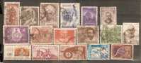 India 1967 Year Pack Of 17 Stamps Nehru Taj Mahal Scout Used Inde Indien - Komplette Jahrgänge