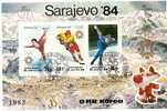 Bloc Corée Du Nord , Jeux Olympiques De Sarajevo 84 , Patiage, Ski, Site Olympique - Invierno 1984: Sarajevo