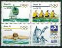 Voile, Aviron, Natation - BRESIL - Jeux Sportifs Panaméricains - N° 2009 à 2011 ** - 1991 - Ungebraucht