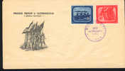 1952  Roumanie  FDC  Aviron Rowing Canottaggio - Roeisport