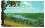 C6017  - Pictorial View, Ohio River From Leavenworth Overlook In Scenic Southern Indiana - Other & Unclassified