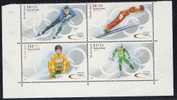 R133.GERMANY / ALEMANIA - MI # 2237-2240 - MNH - KLEINBOGENSATZ-OLYMPICS SALT LAKE . SPORTS / DEPORTES.  CAT.- € 80 - Invierno 2002: Salt Lake City