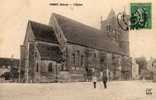 58 TANNAY Eglise, Animée, Ed JC, 1909 - Tannay