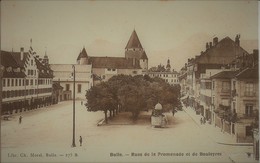 BULLE - Rues De La Promenade Et De Bouleyres - Bulle