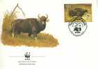 W0504 Vache Et Buffle Kampuchea 1986 FDC Premier Jour WWF - Farm