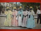 Group Of Panamanian Girls In Carnival Costume Carnaval Voyage Panama 1920 - Panama