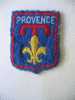 BLASON -ECUSSON - BRODES EN TISSU DE : LA PROVENCE 13/06/83/ : OBJET SOUVENIR DE - Obj. 'Souvenir De'