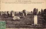 CARNAC 1921 (alignements Du MENEC) - Dolmen & Menhire