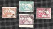 ROMANIA, 1906, MI 169-172, COMPLET @ BORD DE FEUILLE - Used Stamps