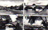 Real Photo PCd.-- Multi-View  BRIDGE OF EARN  Valentines # D 8771-- Perthshire-- SCOTLAND - Perthshire