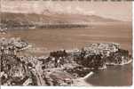 Cpsm De 1953, Principautè De Monaco, Le Rocher, Le Port. Au Fond: Le Cap Martin Et La Côte Italienne - Mehransichten, Panoramakarten