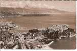 Cpsm De 1953, Principautè De Monaco, Le Rocher, Le Port. Au Fond: Le Cap Martin Et La Côte Italienne - Panoramische Zichten, Meerdere Zichten