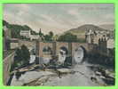 LLANGOLLEN, WHALES - THE BRIDGE - CARD TRAVEL IN 1906 - J.V. - VALENTINE´S SERIES - - Denbighshire
