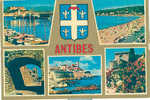 SOUVENIR D'ANTIBES 06 - Multivues - 23.10.1979 - P-3 - Antibes - Les Remparts