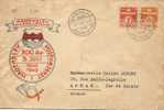 Danemark - Lettre  Haderslev Filatelistklub  -  1949  -  + Scott 221 Et  224C - Storia Postale