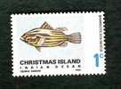 Christmas Island - Golden Striped Grouper - Scott # 22 - Mint Never-Hinged - Christmas Island