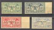 NEW HEBRIDES  / NOUVELLES HEBRIDES, 4 POSTAGE DUE / TIMBRES TAXES NH - Impuestos