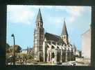 CPSM - Poissy (78) - Eglise Notre Dame ( Automobile COMBIER CIM 103 En L'état ) - Poissy