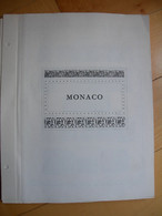 MONACO, COLLECTION ON ALBUM PAGES, USED / UNUSED, HIGH CATALOG VALUE! - Collections, Lots & Séries