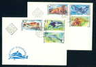 FDC 3975 Bulgaria 1991 /20, Marine Mammals /Gronland-Seehund Schwertwal Walross Grosser Tummler SEAL - DOLPHIN - Other & Unclassified