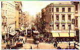 PCd--ARGYLE STREET 6 Trams Animated Street Scene--Glasgow--SCOTLAND - Lanarkshire / Glasgow