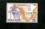 Malawi - UPU Emblem, Map Of Africa - Scott # 223 - Malawi (1964-...)