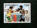 Nicaragua - AirMail Boxing Stamp - Scott # C1008 - Boxing