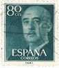 Espagne. 1955 ~ YT  863a - 80 C. Franco - Usados