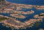 CPSM.  PORT GRIMAUD. VUE PANORAMIQUE AERIENNE. - Port Grimaud