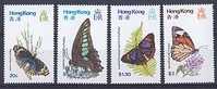 HONG KONG 0347/50 Papillons - Unused Stamps