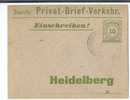 REF LPU4 - ALLEMAGNE ENTIER POSTAL ENVELOPPE DES POSTES PRIVEES - Andere & Zonder Classificatie