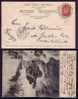 FINLAND - VF 1901 POSTCARD -IMATRA- From HELSINGFORS - HELSINKI To ESKILSTUNA- Tied By Russian Type Stamp Yvert #39 - Storia Postale