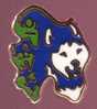 Pin's Husky, Magasin Falbala?, Arthus Bertrand Attelage De Chiens - Arthus Bertrand