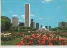 Chicago Skyline - Seen From Grant Park With The Buckingam Fountaine And Beautiful Flowers - Chicago