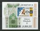 Dominica        Silver Jubilee       Souvenir Sheet       SC#  526 MNH** - Dominica (1978-...)