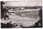 Cpsm ERQUY - La Plage Du Centre Et Chapelle Des Marins - Erquy