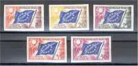 FRANCE, EUROPA COUNCIL, 1958-59, IMPERFORATED, NEVER HINGED - Sin Clasificación