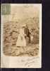 30 UZES (environs) Carte Photo, Couple En Excursion, Amoureux, 30-08-1905 - Uzès
