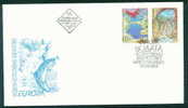 FDC 4508 Bulgaria 2001 / 5, CEPT EUROPA Water - Natural Resources / Lebensspender Wasser - EAGLE , FISH , INSECT - FDC