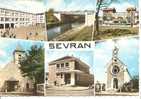 SEVRAN-multivues ( Lycée, Pont, église, Bureau De Poste, Etc... - Sevran