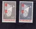 C1610 - Surinam 1966 - Michel 505/6 Neufs** - Suriname ... - 1975