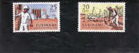 C1612 - Surinam 1966 - Michel 512/3 Neufs** - Suriname ... - 1975