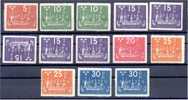 SWEDEN - POSTAL CONGRES 1924, GROUP, MOSTLY NEVER HINGED **/* - Nuovi