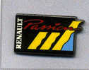 Pin´s   Automobile  RENAULT  PASSION  Bleu  Clair  ARTHUS  BERTRAND - Renault