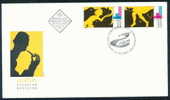 FDC 4583 Bulgaria 2003 / 3, Europa - Poster Art , Europa: Plakatkunst MAN PIPE NUDE BIRD SWAN COCK PIG - Tabak