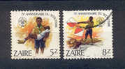 Zaire  1982.-  Y&T Nº  1108/9 - Oblitérés