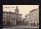 30 BAGNOLS SUR CEZE Place Mallet, Café, Horloge, Ed Goutard, 1930 - Bagnols-sur-Cèze