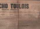 L'ECHO TOULOIS 29 FEVRIER 1936 - TOUL - JAPON - AMC ANCIENS COMBATTANTS - SPORTS - ANGLETERRE - Informations Générales